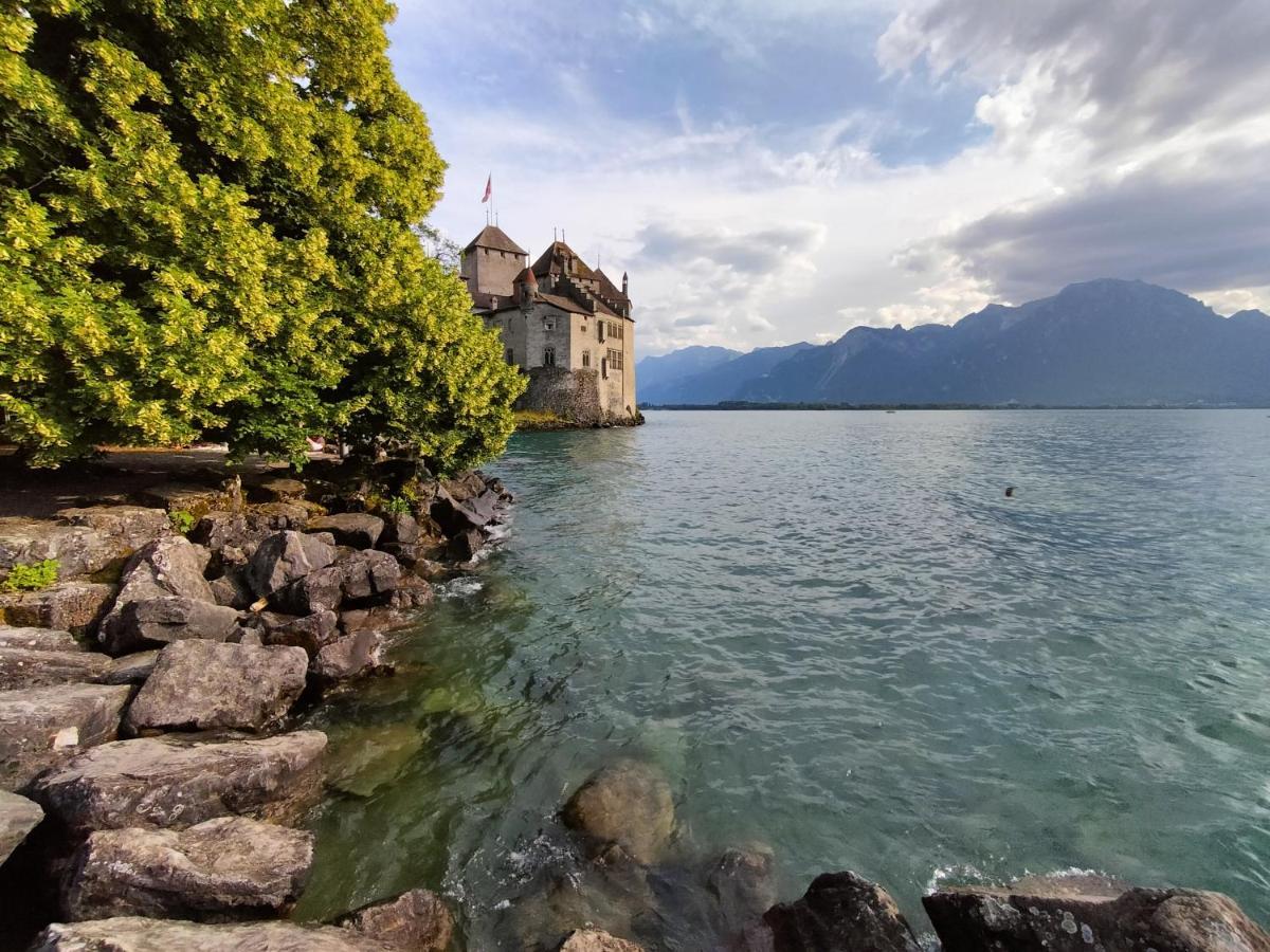 Aparthotel Castle View Veytaux Exterior foto