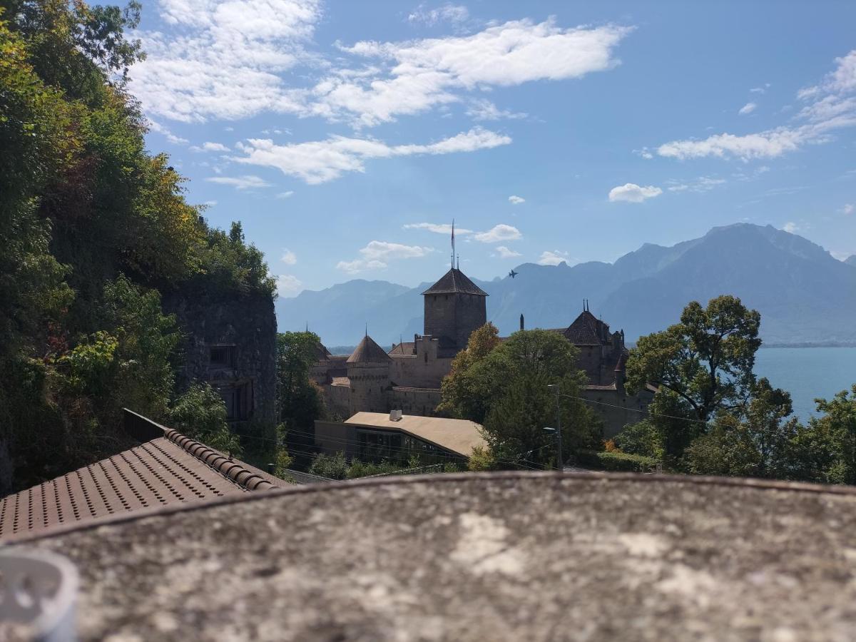 Aparthotel Castle View Veytaux Exterior foto